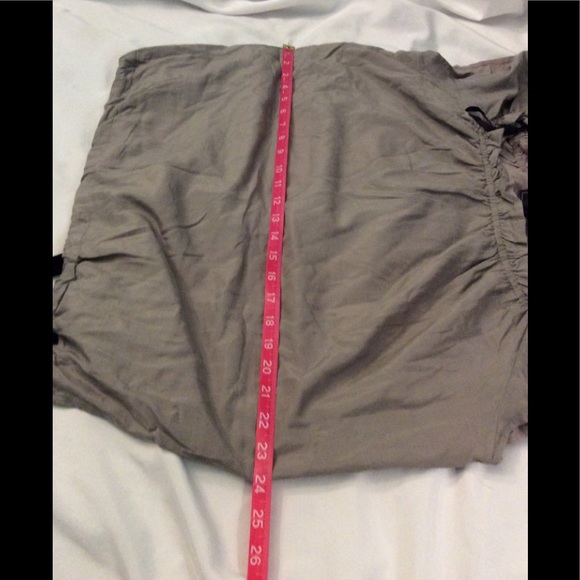 YA DA NWT Gray Gathered Cotton/Silk Top Size L - Picture 14 of 16